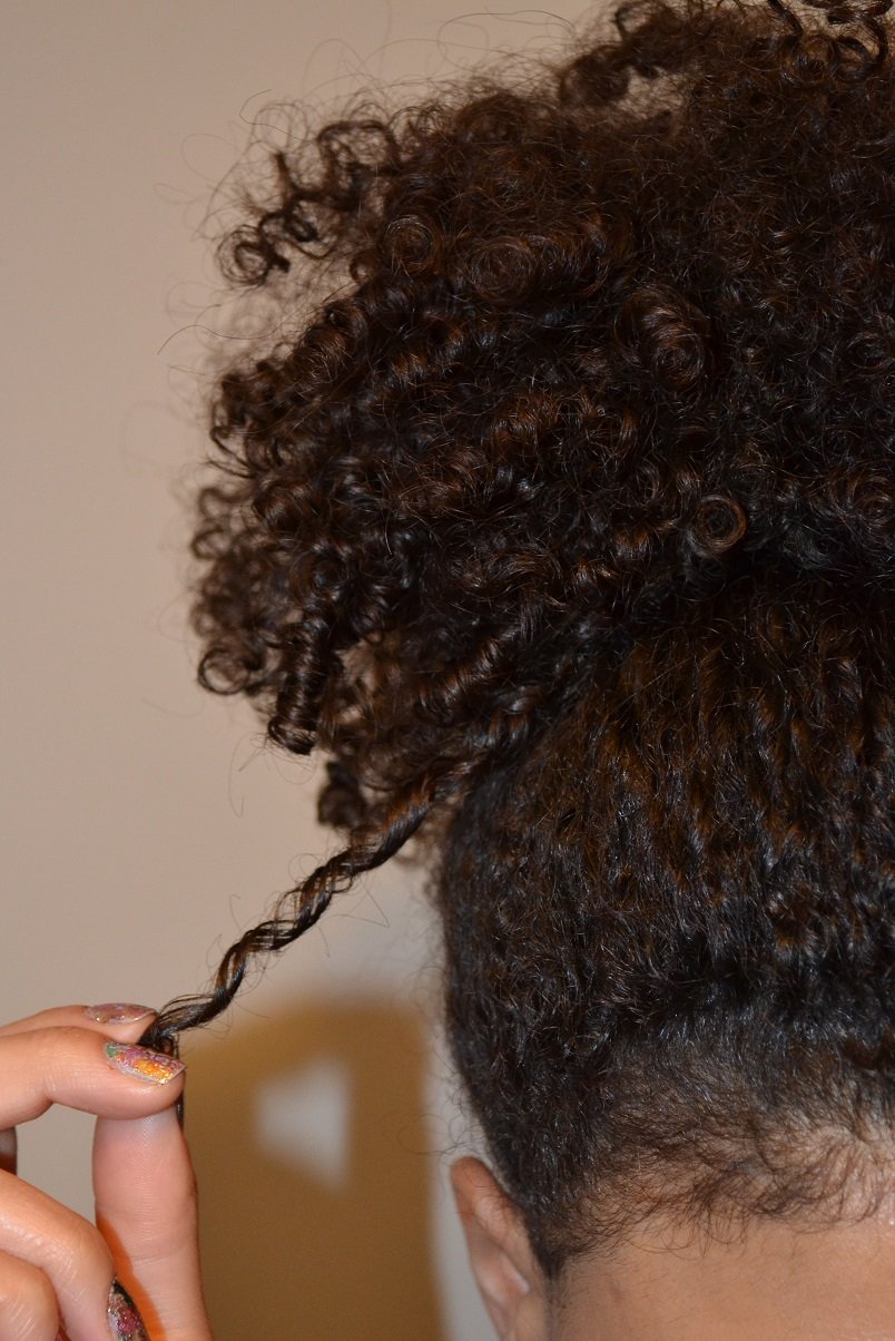 Curly Hair Coils After Macadamia Natural Oil Teatment