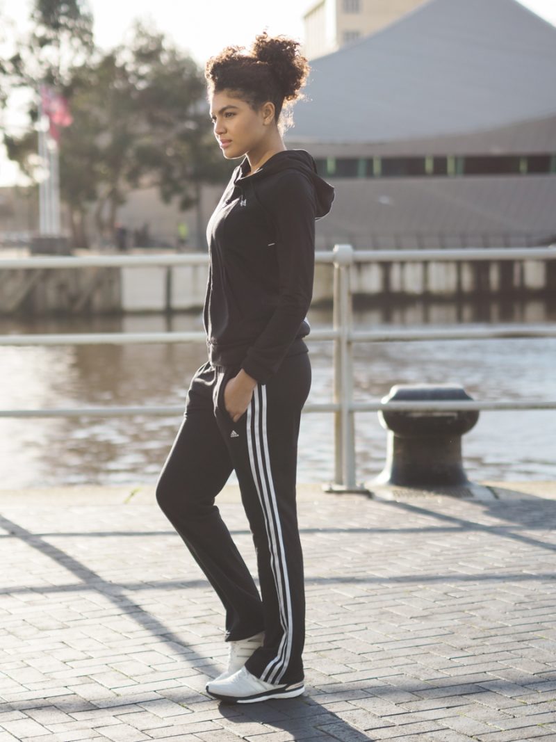 black tracksuit for ladies